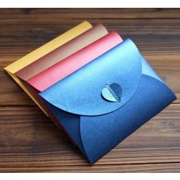 Pearlescent Paper Envelope with Closure for custom with your logo