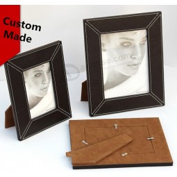 Wholesale custom high-end Threading Leather Photo Frames