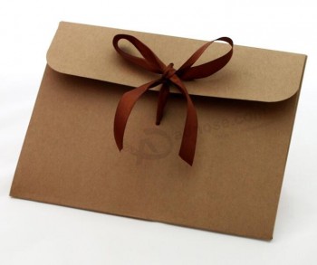 Recycling-KraftPApier-Dateien Speicher Umschlag Tasche für benutzerdefinierte mit Ihrem Logo