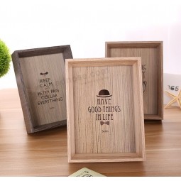 Plain Home Decoration Wood Photo Frames for custom with your logo
