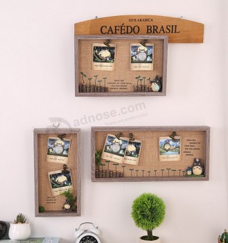 Big Household Wall Hang Wooden Photo Frames for custom with your logo