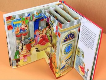 3D pop-Levanta livros ingleses do conto de fDe Anúncios.as Para o coStume com seu logotipo