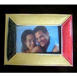 Wholesale custom high-end Colorful Leather Photo Frame for Lover