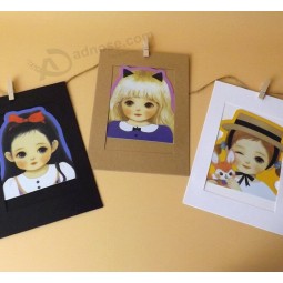 Wholesale custom high-end Plain Paper Cards Frames with Hanging Cord