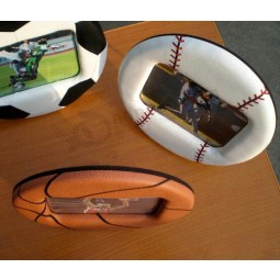 Wholesale custom high-end Ball Shape Leather Picture Frames
