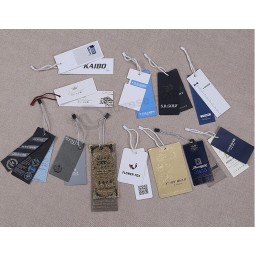 Offset Printing Paper Hang Tags with Strings (GB-032) for custom with your logo
