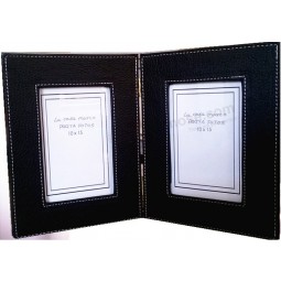 Wholesale custom high-end 10 X 15 Black Leather Photograph Frame Book