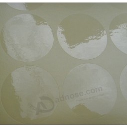 Round Clear Pet Sealing Stickers for custom with your logo