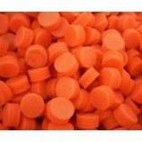 도매 사용자 지정 저렴 한 죽을 라운드 오렌지 빨간색 epe 거품 패드