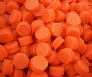 Wholesale custom cheap Die Cutting Round Orange Red EPE Foam Pads