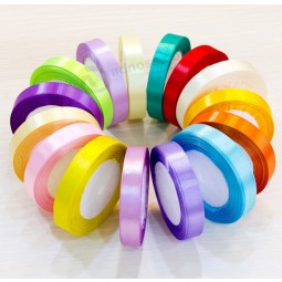 Wholesale custom cheap Coloring Candy Packing Satin Ribbons