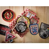 custom cheap woven embroidery patches made in China