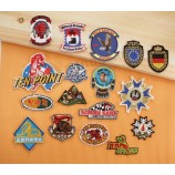 Factory Wholesale Embroidered Badges with Cutting Border