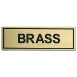 Stainless Steel Etched Painted Electroplating Plated Recessed Brass Plaques with high quality