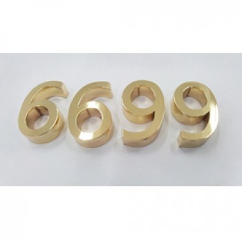 Custom Gold Copper Plated Finish Channel Letter Signs