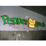 Exterior Acrylic LED Channel Letters Advertising Sign with high quality