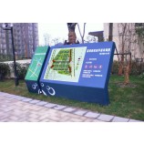 Exterior Attractive Park Layout Map Non-Illuminated Directory Sign with high quality