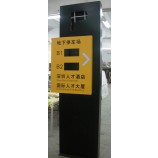 Outdoor Street Lamp Stainless Steel Advertising Signs