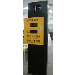 Outdoor Street Lamp Stainless Steel Advertising Signs