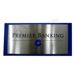 Stainless Steel Signage Etching Plaque and Painted