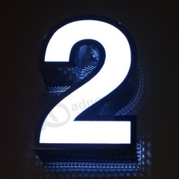 Stainless Steel Letter with LED Advertising Display
