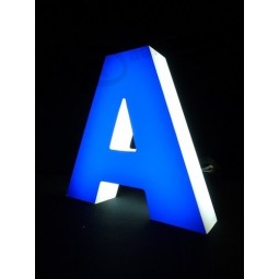 2017 Popular LED Front Lit Channel Letter Signs, Decorative Metal LED Alphabet Letters with Waterproof LED Strip
