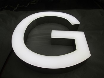 Face-Lit LED Channel Letters with LED Lighting Outdoor Billboard Signage