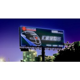 Autobahn Werbung EdelStahl beidseitig oder Aluminium schlanke beleuchtete LED-Licht-Box