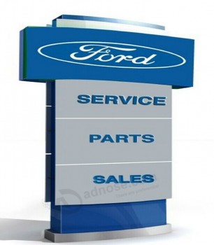 Custom Hot Selling Gas Station Standing Pylon Signs with high quality