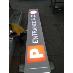 External Outdoor Parking Exit Entrance Directory Vehicular Totem Pylon Monument Sign with high quality