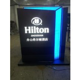 Factory Cheap Custom Hotel Directory Riser Totem Sign with your logo