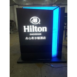 Factory Cheap Custom Hotel Directory Riser Totem Sign with your logo