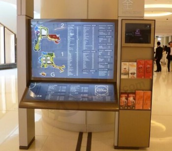 Il centro commerciale in piedi in ACciaio inox ha portato segnaletica pilone directory