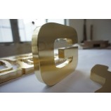 Gold Plating Letters Stainless Steel/Metal/Aluminium Channel Letters
