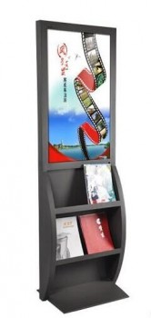 Acrylic Stainless Steel Pained POS Shelf Floor Display Stand