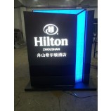 Outdoor Hotel Entrance Exit LED Instruction Directory Guide Pylon Sign