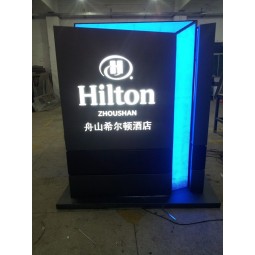 Outdoor Hotel Entrance Exit LED Instruction Directory Guide Pylon Sign