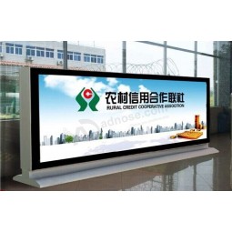 Bank Musuem Mall Advertising Display Scrolling Acrylic LED Light Boxes