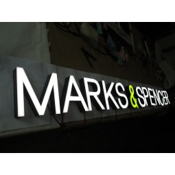 Aluminum Fabricated 3D Front-Lit LED Illuminated Sign Neon Sign Channel Letter