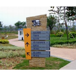 Outdoor Building Stainless Steel Directory Signs Custom 