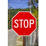 Road Aluminum Reflective Warning Traffic Stop Signs with high quality