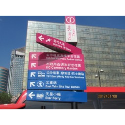 Outside Waterproof Aulminum Guide Directional Signage Traffic Safety Signs with high quality