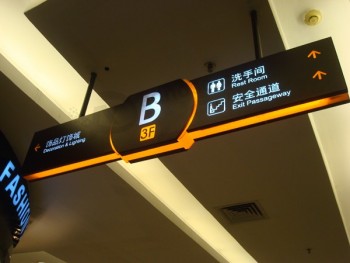 Station de métro Signere de sécurité routière AcryLique et aluminium