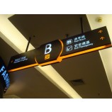 Subway Station Acrylic and Aluminum Road Traffic Safety Sign with high quality