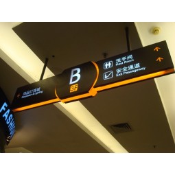 Subway Station Acrylic and Aluminum Road Traffic Safety Sign with high quality
