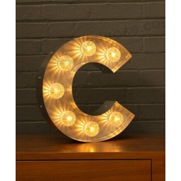 Wholesale custom high-end Direct Factory of Bulb Illuminated Letter Signs