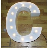 Wholesale custom high-end Aluminum Lighting Decoration Bulb Letters