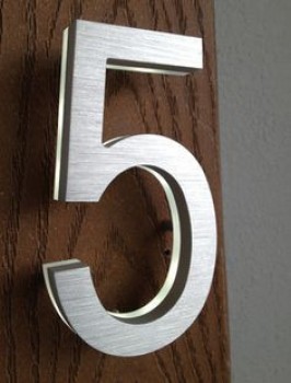 Full Color of Metal Wit 304 Stainless Steel House Number