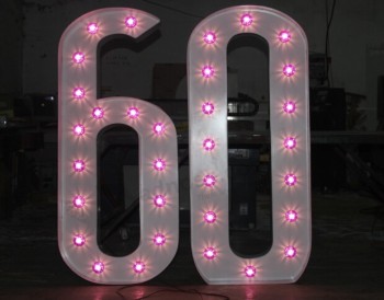 Wholesale custom high-end High Quality LED Decoration Bulb Letter Signs