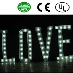 Wholesale custom high-end Professional Front Lit LED Bulb Letter Signs